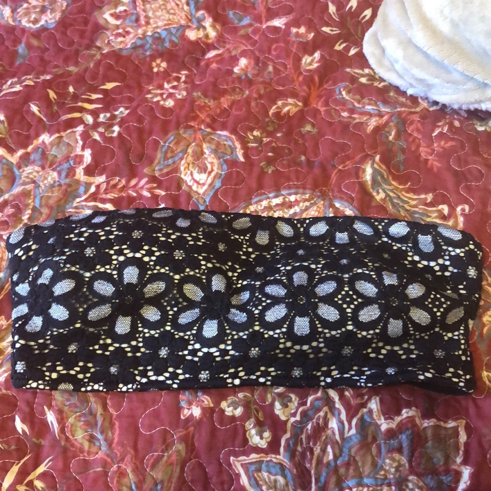 Strappy Bandeau Bathing Suit